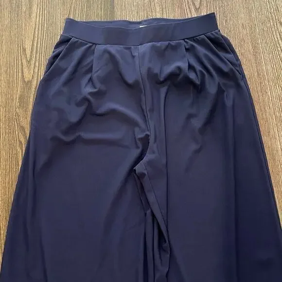 Halara Womens High Waisted Wide Leg Pants Stretch Pull-On Pockets Blue Size L - Picture 4 of 10